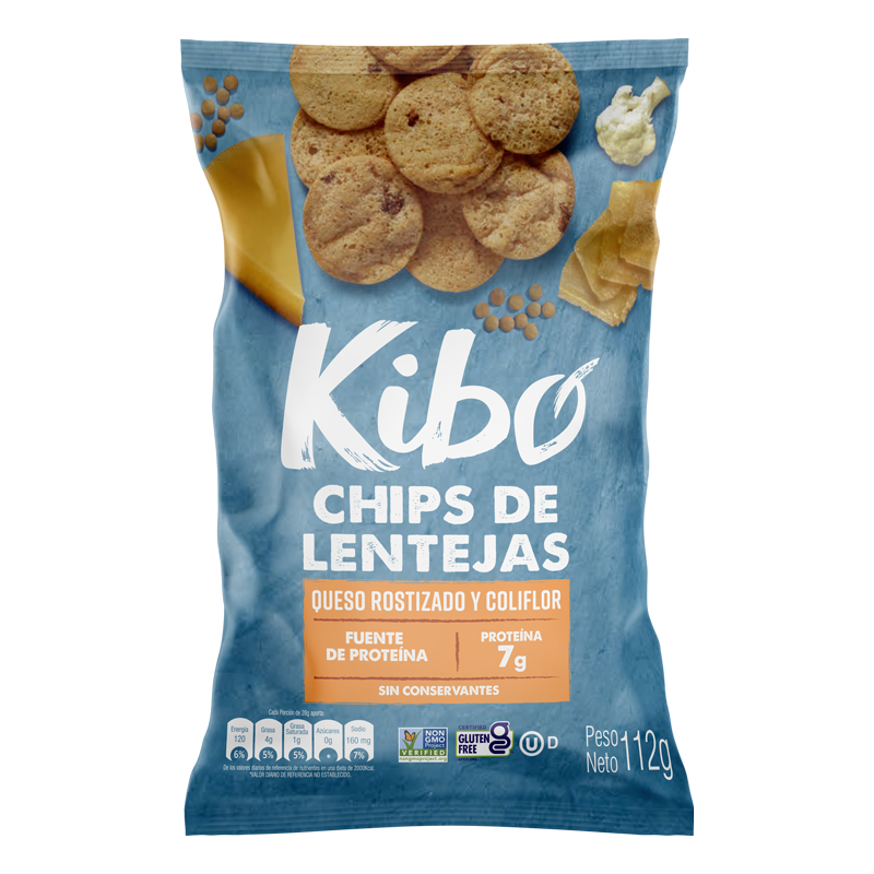 Kibo Chips Lenteja Queso